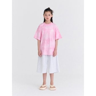 오실롯주니어 [SET] G10F15 샤베트 포인트버뮤다 셋업 (핑크/라그)