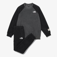 [부산점] 키즈 플리스 데일리 크루 세트 K`S FLEECE DAILY CREW SET (NT7TN50S)화이트