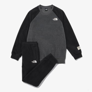 노스페이스 키즈 플리스 데일리 크루 세트 K`S FLEECE DAILY CREW SET (NT7TN50S)화이트