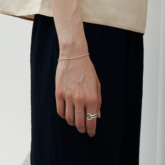 베흐트 [925 silver] Cinq.silver.50 / nubble ring (54170)