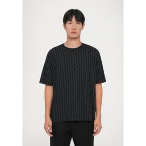 Armani Exchange 아르마니 익스체인지 프린트 티셔츠 - 검정색 7181692