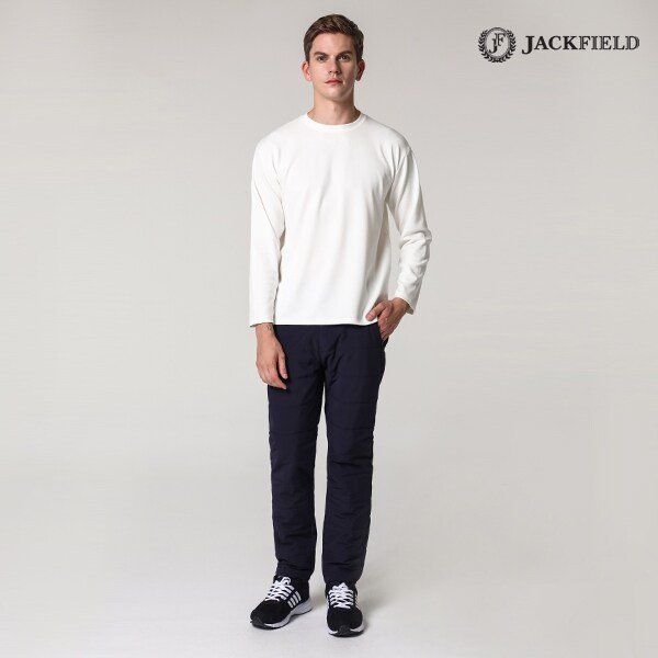 [잭필드]남성 모스 패딩팬츠 네이비