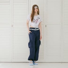 [BLUE LABEL] 레이스 스트링포켓 카고팬츠 (ES2OPT15)