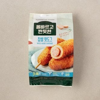 올반 올바르고 반듯한 찹쌀 핫도그 400g