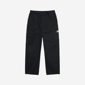 립스탑 카고 비치 팬츠 블랙 Stussy Ripstop Cargo Beach Pants Black