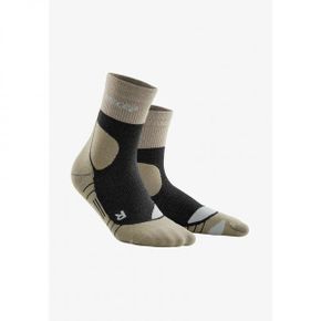 4751878 CEP COMPRESSION HIKING MERINO MID CUT - MADE IN GERMANY Sports socks sand grey