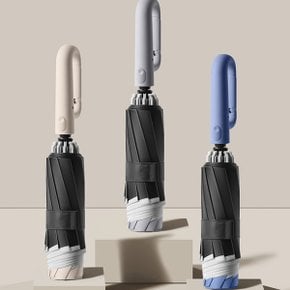 레인플래닛 튼튼한 거꾸로 휴대용 버클 자동 접이식 3단우산