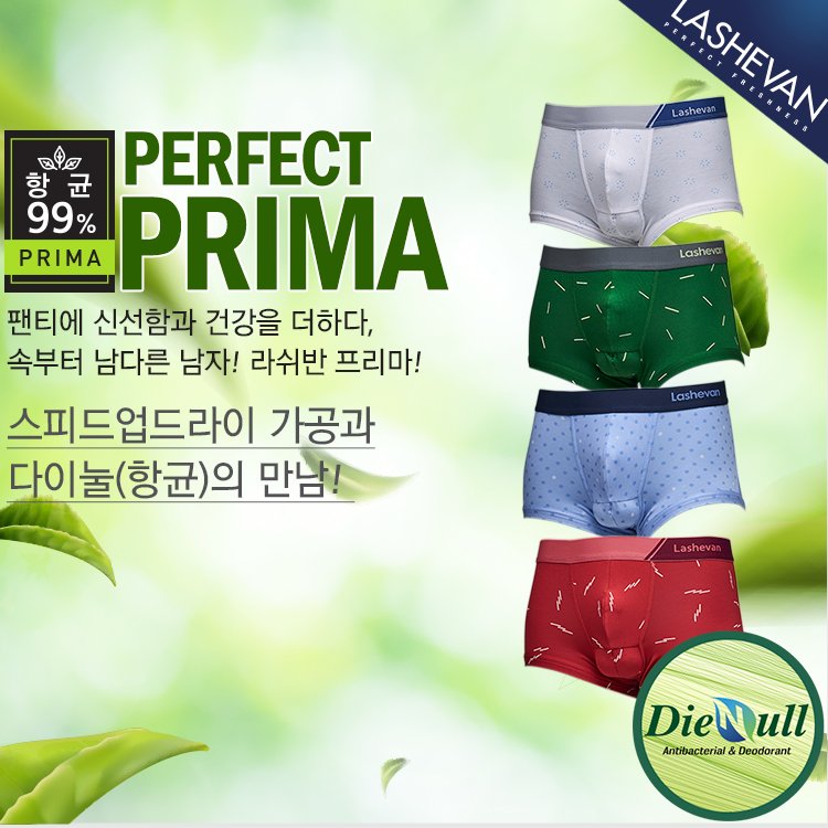 라쉬반] 프리마 항균 남자팬티 4종B(He4Iet), 믿고 사는 즐거움 Ssg.Com