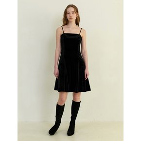 classic velvet slip mini dress