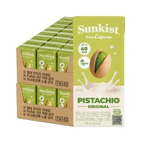 [G] 썬키스트 피스타치오 오리지널 190ml 48팩