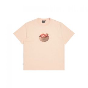 스트로베리 반팔 티셔츠 - CREAM TAN Z262UST440736 465289