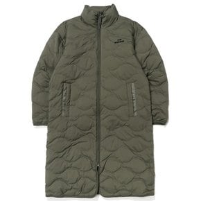 패딩 JQS DWW23572K8 SHELTER (쉘터) 여성 퀼팅 롱 다운 자켓 (D/Khaki)