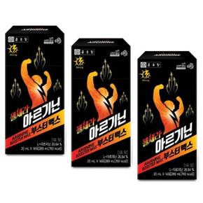 건강 종근당 젤세라 아르기닌 부스터 맥스 20ml 14포 x 3박스 활력 영양제 선물 건강기능식품
