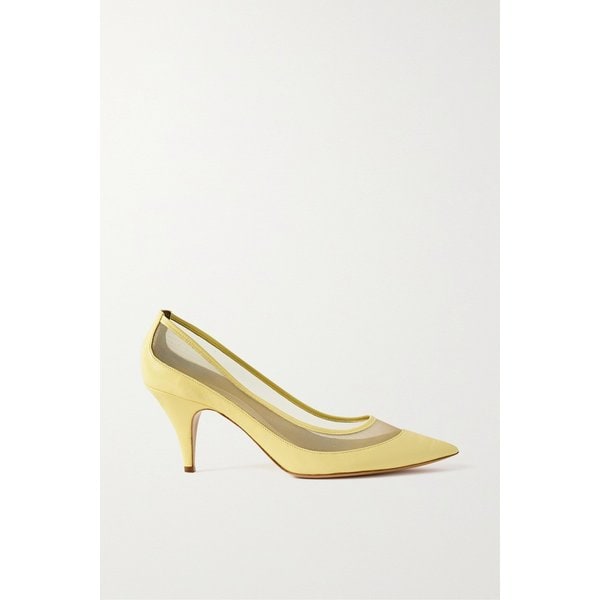 케이트 리버 아이코닉 메쉬 트림 가죽 펌프스 1647597325861680