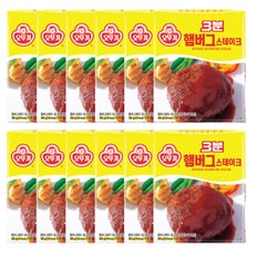  오뚜기 3분 햄버그스테이크 140g 12입