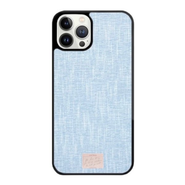 tweed blue Epoxy Phone Case 아이폰 갤럭시 에폭시 케이스