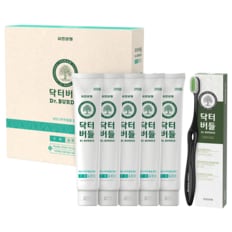  닥터버들 구취케어 치약 130g x 5개입 + 칫솔