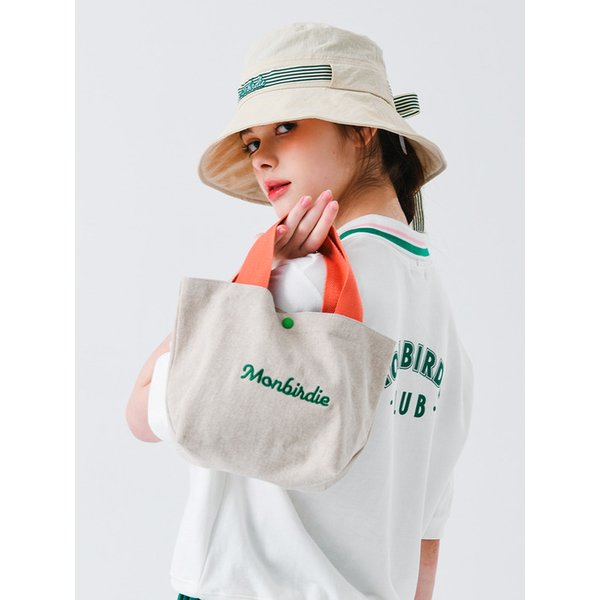 워싱 미니 에코 버킷백 BEIGE