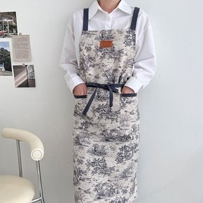 뜨왈 앞치마 프렌치 H자형