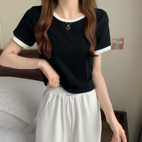 편안함에 스타일을 더한 베이직 크롭티