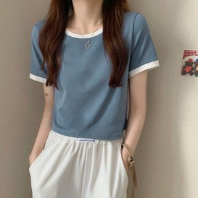 편안함에 스타일을 더한 베이직 크롭티