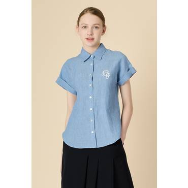 BCBG 썸머린넨 하프 BL(B3M4B427)