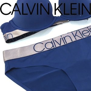Calvin Klein Underwear 캘빈클라인 ICON 브라팬티세트 QF6317 네이비