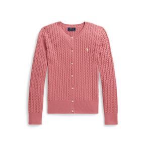 폴로 키즈 여아 7-16세 미니 케이블 코튼 카디건(CWPOSWEG6820618650)