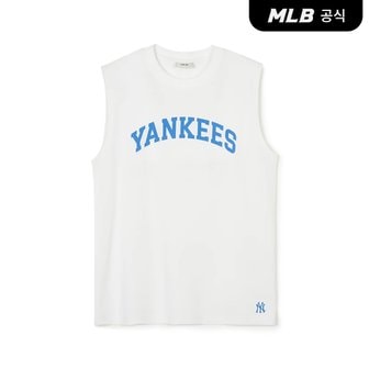 MLB [코리아공식] 바시티 쿨 테크 나시 티셔츠 NY (White)