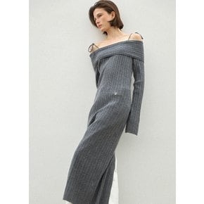 (OP-6223)DALLIA WOOL KNIT DRESS