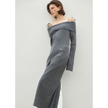 나인(Atelier Nain) (OP-6223)DALLIA WOOL KNIT DRESS