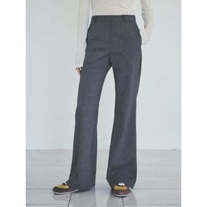 [Essential]Semi Boot-cut Slacks_CTB516(Charcoal)