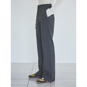 [Essential]Semi Boot-cut Slacks_CTB516(Charcoal)