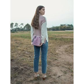 Morgan Knit Top_Pink/Beige