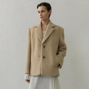 나인 BOUCLE WOOL OVERSIZED JACKET JK2993SG