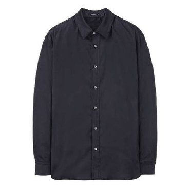 알레그리 블랙《Eco Suede》셔츠(ARSH5A111BK)