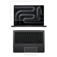 ClearView MacBook Pro 14 M3 2023 [2장 세트(화면+터치패드)] 14인치용 액정 보호 필름 방지문