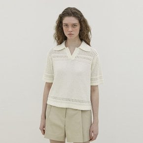 Scasi Short Sleeved Knit_IVORY