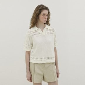 Scasi Short Sleeved Knit_IVORY