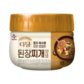 다담 된장 된장찌개 양념 530g 4개