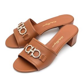 FERRAGAMO 페라가모 로데스 간치니 슬라이드 샌들 RHODES-4CM SELLA 756065 36936928