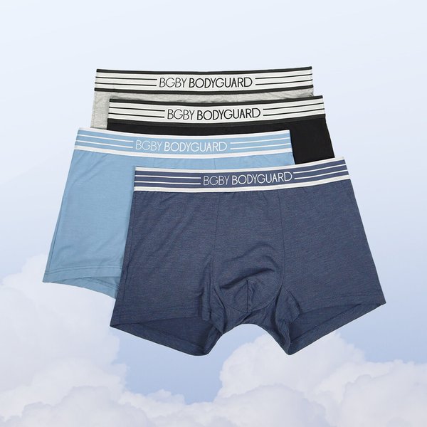 주니어 모달 플렉서블 슬릭밴드 드로즈 4종 세트