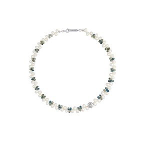 BLUE DALMATIAN JASPER NECKLACE