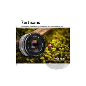 7artisans 50mm F1.8 M4 3 마운트 카메라용 APS-C 매뉴얼 고