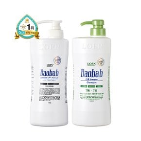 바오밥 트리트먼트 1000ml + 바오밥 건성샴푸 1000ml