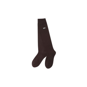 왁 Women Logo Knee Socks_WGLCX24617BRX