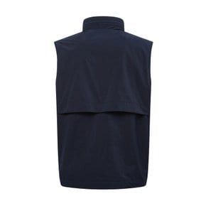 [24SS] 네이비 우븐 VEST 풀집업 HUJU4A113N3