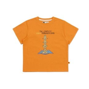 [공식]소로나 애니매이션 그래픽 반팔 티셔츠 키즈 ORANGE