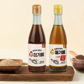 100%통참깨로 1회만 착유해 더 고소한 들기름/참기름 300ml 외..[33246484]