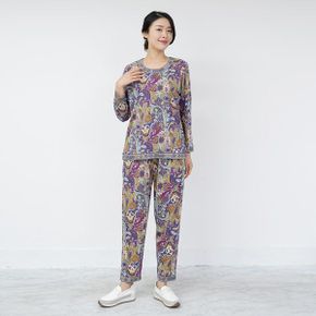 엄마옷 꽃페이즐 면상하세트 홈웨어 MQG128664 마담 미시옷 중년여성의류 빅사이.._P338434557